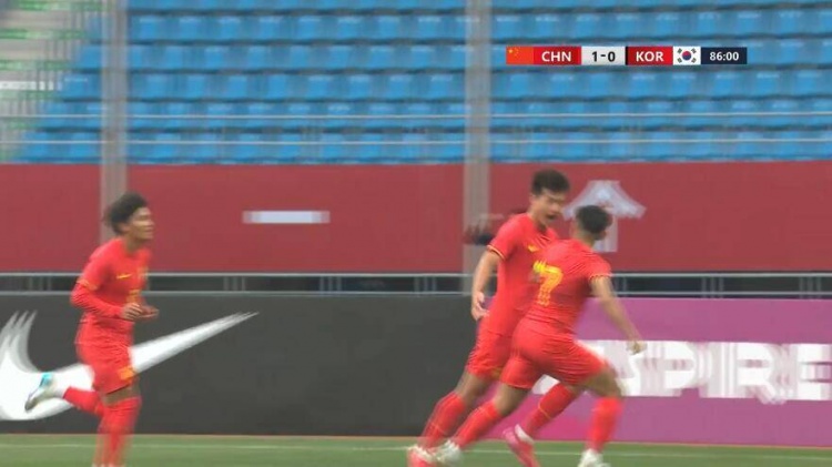 U22國(guó)足1-0韓國(guó)全場(chǎng)數(shù)據(jù)：控球率49%落后韓國(guó)，10射7正領(lǐng)先對(duì)手