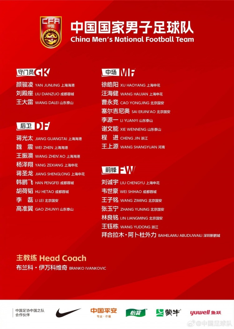 今晚國腳出場綜述：顏駿凌、程進全場 王鈺棟傷退&拜合拉木染紅