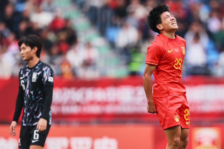 U22鹽城邀請(qǐng)賽韓國(guó)隊(duì)表現(xiàn)不佳，前兩輪1平1負(fù)未嘗勝績(jī)